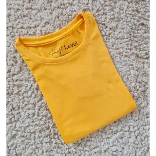 Blusa Feminina Lisa de Algodão, T-Shirt Gola Redonda Basica - Vermelho