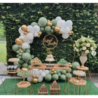 Decoração Desconstruída: Fita de Balão para Aniversário - 5 Metros - Único