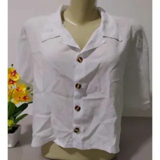 Roupa Social Feminina Cropped Camisa - MODA feminina - Onça