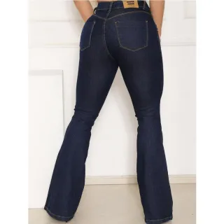 Amaciada Feminina Flare Calça Jeans (23630) - 42