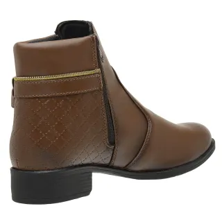 Botinha Stella Cano Curto sem Cadarço, Saltinho Baixo - Compre Online na Raryel - Preto