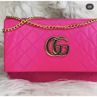 Lançamento Bolsa Feminina GG Alça Corrente - Blogueirinha - Preto