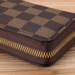 Carteira Feminina com Zíper e Vários Slots de Cartão - Estilo Retro - Flower Colorido