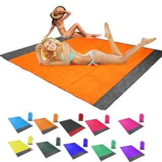 Tapete Dobrável Portátil, 2,15x2,10cm, Impermeável - Ideal para Piqueniques e Atividades ao Ar Livre - Rosa