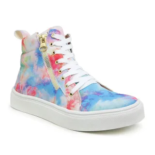 Calçados Gugi: Tênis Feminino Botinha Fitness Tie Dye - 38