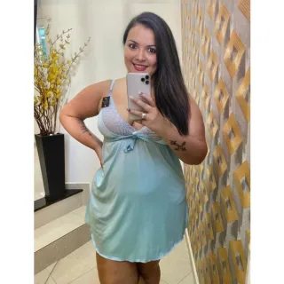 Liganete Plus Camisola Lisa Em - Vermelho