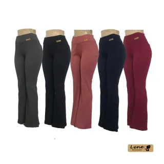 Calça Adulto Flare de Tecido Grosso com Bolso - Cinza