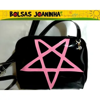 Valor Unitário Bolsa Pentagrama Alça Transversal Cores Várias - Único