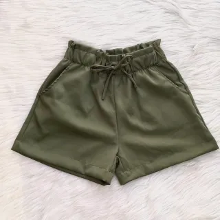 Moda Verão Feminina Alfaiataria Curta em Tecido de Qualidade - Fúcsia