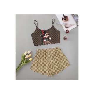 Moda verão: Pijama feminino personagens adulto - Roupa de dormir baby Doll - M15