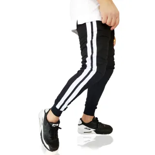 Moda Premium: Calça Jogger Swag Oversized Preta - Calça Branca faixa P/V