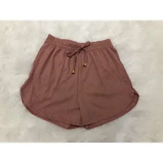 Shorts Academia Malha Canelada Ponteira 2023 Curto - CORES VARIADAS