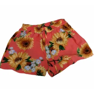 Estampado Viscose Feminino Shorts Kit 5 - EXG