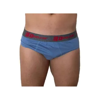 Atacado Masculina Cueca Slip Puro Algodão Tradicional - Kit 9 - M: 38-40