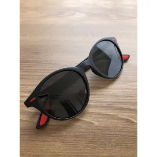 Óculos de Sol Redondo Masculino Espanha em Acetato - Proteção UV/400 - Marrom