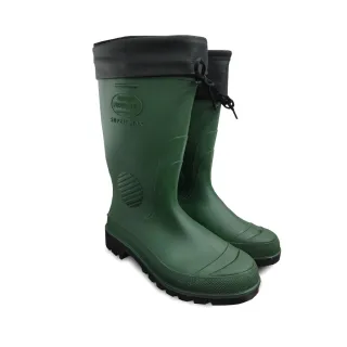 Cano Longo Bota De Pvc Calfor Pampeana Supermax com Amarras - Verde-escuro