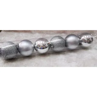 Enfeite de Árvore de Natal Kit Bolas 8cm/7cm/6cm - kit6 bola 7cm azul escuro