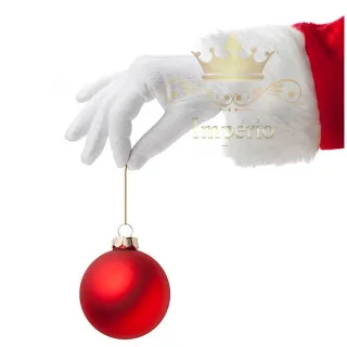 Promoção - Kit 30 Bolas De Natal N4 Mista Vermelha Lisa Fosca Glitter Enfeite De Arvore - Único