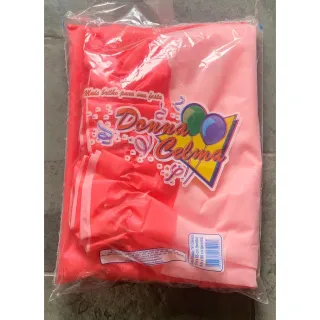 Toalha de TNT com babado para decoração de festa de aniversário - Verde Limao/Marrom