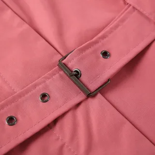 Macaquinho longo feminino com bolsos e alça de ombro, jardineira de carga - Caqui