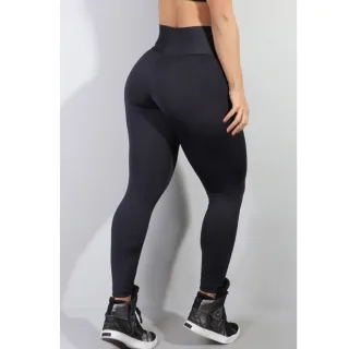 Legging Suplex Fitness Cintura Alta, Ideal para Academia e Pilates - Raryel - Azul