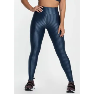 Pronta Entrega Calça Legging Wolfox Fitness Poliamida 3D Dia a Dia Cintura Alta Grossa - Violeta