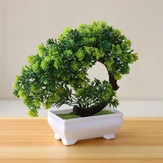 Decoração de casa com vaso de Bonsai artificial - 03-25 * 17 cm
