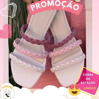 Rasteirinha Confortável Feminina - Sair Dia a Dia e Trabalho - Magnólia