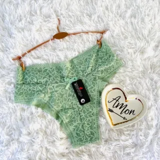 Lingerie Sensual Kit 5 Calcinhas Renda Conforto Tanga - G