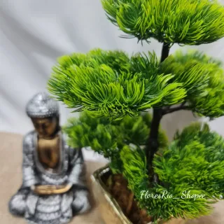 Decoração Casamento Bonsai Artificial Plástico Realista - Único