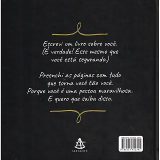 Capa Dura - Um Livro Sobre Você - Único