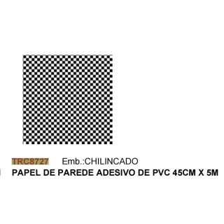 Decoração Adesivo Pvc 5 Metros x 45 cm - Sala, Cozinha, Quarto, Banheiro - TRC8485