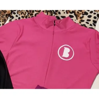 Cropped Manga Longa BUBU com Zíper - Envio Imediato - Preto