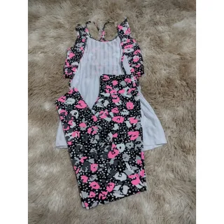 Moda Fitness Feminina: Kit Conjunto Trio Calça E Top + Blusa Embutida em Promoção - 33