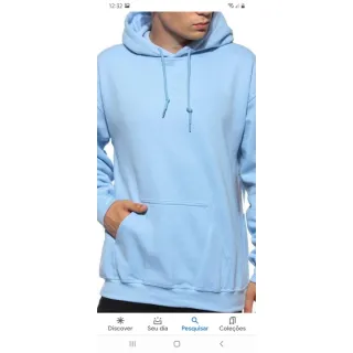 Canguru Unissex Lisa Blusa Moletom Capuz - M