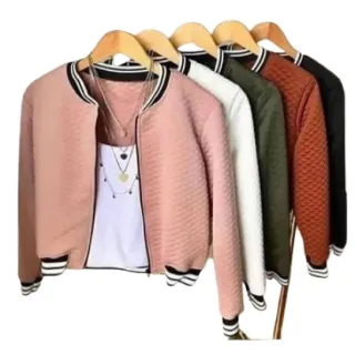 Jaqueta Plus Size Bomber Feminina G3 G2 G1 - Vinho