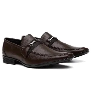 Pronta Entrega Sapato Social Masculino Couro Legitimo Max Confort - Preto