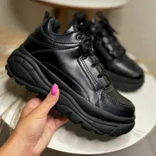 Alta Qualidade! Envio Imediato Tênis Feminino Plataforma Blogueira - PLATAFORMA NUDE