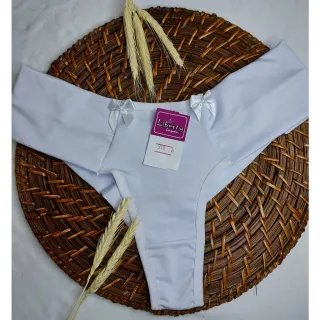 Romantic Tanga Paola - Lingerie, Fio Duplo, Calcinha - Vermelha