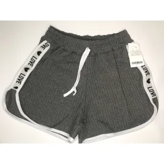 Moda Blogueira Short Feminino Verão Malha Ribana Canelada - Pink