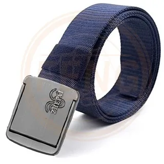 Cinto de Nylon Masculino com Fivela de Ferro Largo - N-2 Dourado