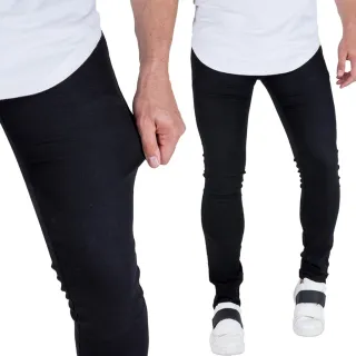 Linha Premium Calça Masculina Skinny Jeans bAllAd com Elastano - AZUL AÇO JEANS