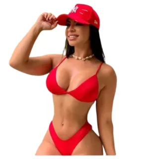 Promoção Biquíni Asa Delta Várias Cores com Bojo - Azul