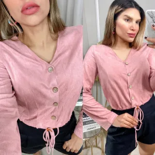 Fashion H.eleny Blusa Feminina Manga Longa M041