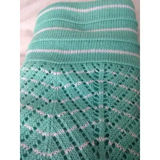 Moda Praia e Verão: Vestido Curto de Tricô Feminino - Saída de Praia - Verde água veste 36/42