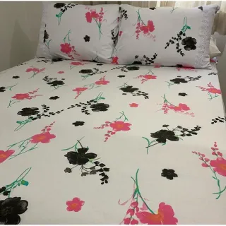 8 Fronhas + Kit 4 Lençol Casal Padrão Elástico - Único