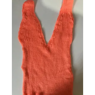 Moda Tricot Blusa Cropped Regata - BRANCA VESTE PP AO M