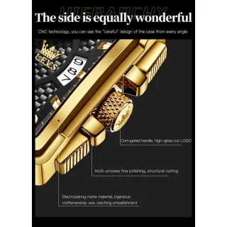 Relógio OLEVS Masculino Fashion Square à Prova D