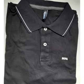 Polo Fatal Surf Preta - Camisa 25232/26383 - Cinza 26402