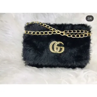 Lançamento Bolsa Feminina GG Alça Corrente - Blogueirinha - Preto